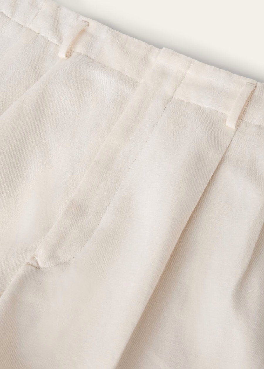 Joetsu Cotton Shorts In Arctic Wolf