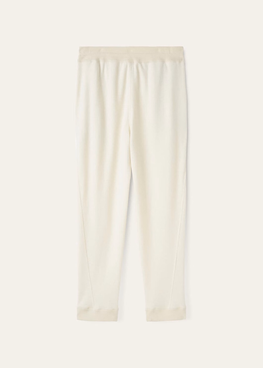 Cocooning Cashmere Pants Vanilla Ivory