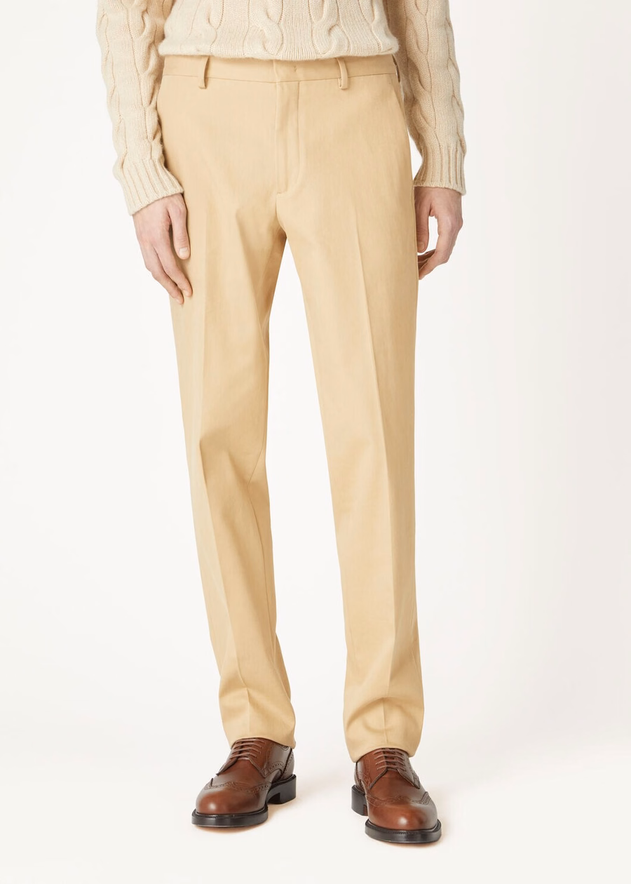 Jarno Cotton Highlander Camel Pants