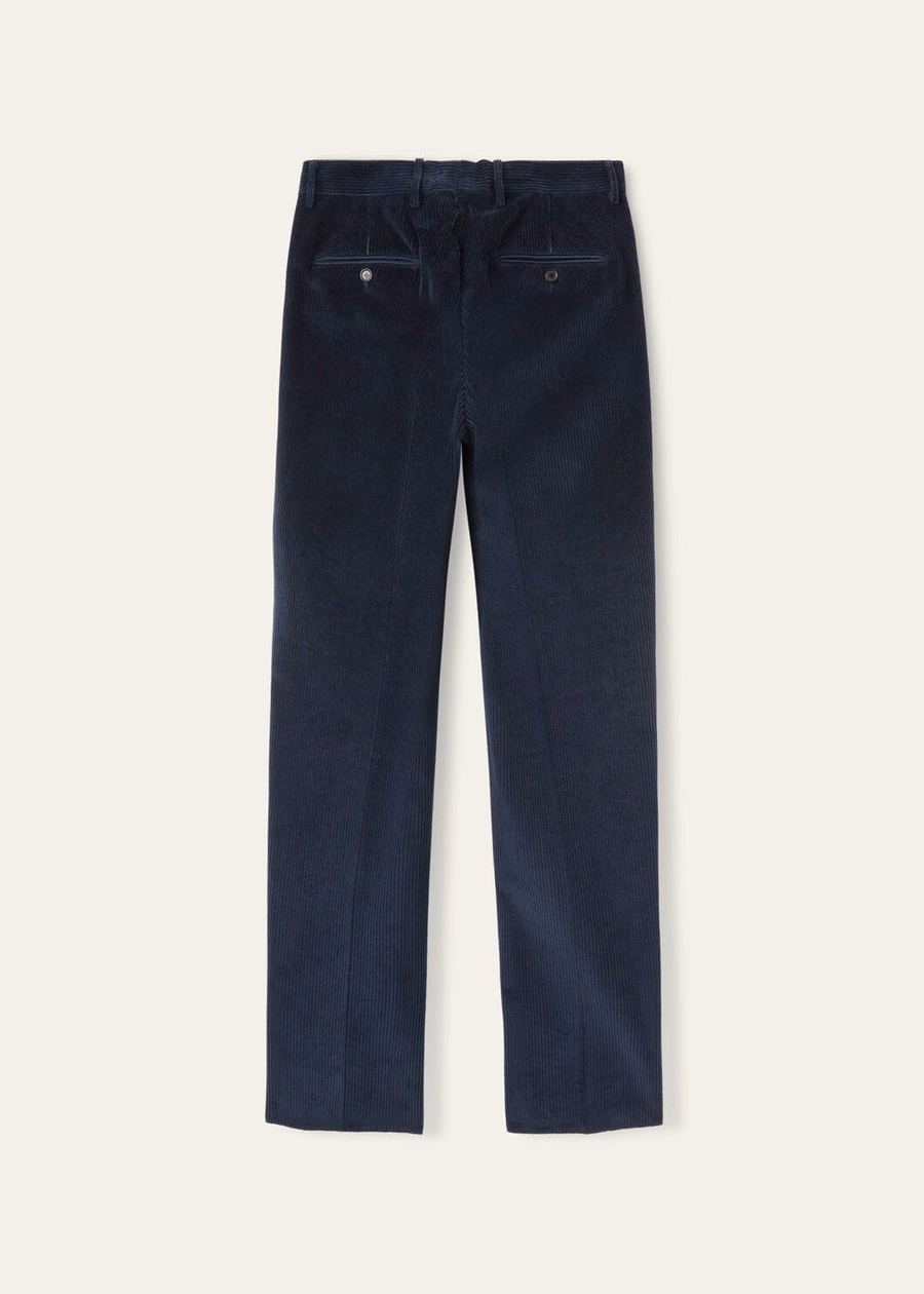 Jarno Cotton Pants Navy Blue