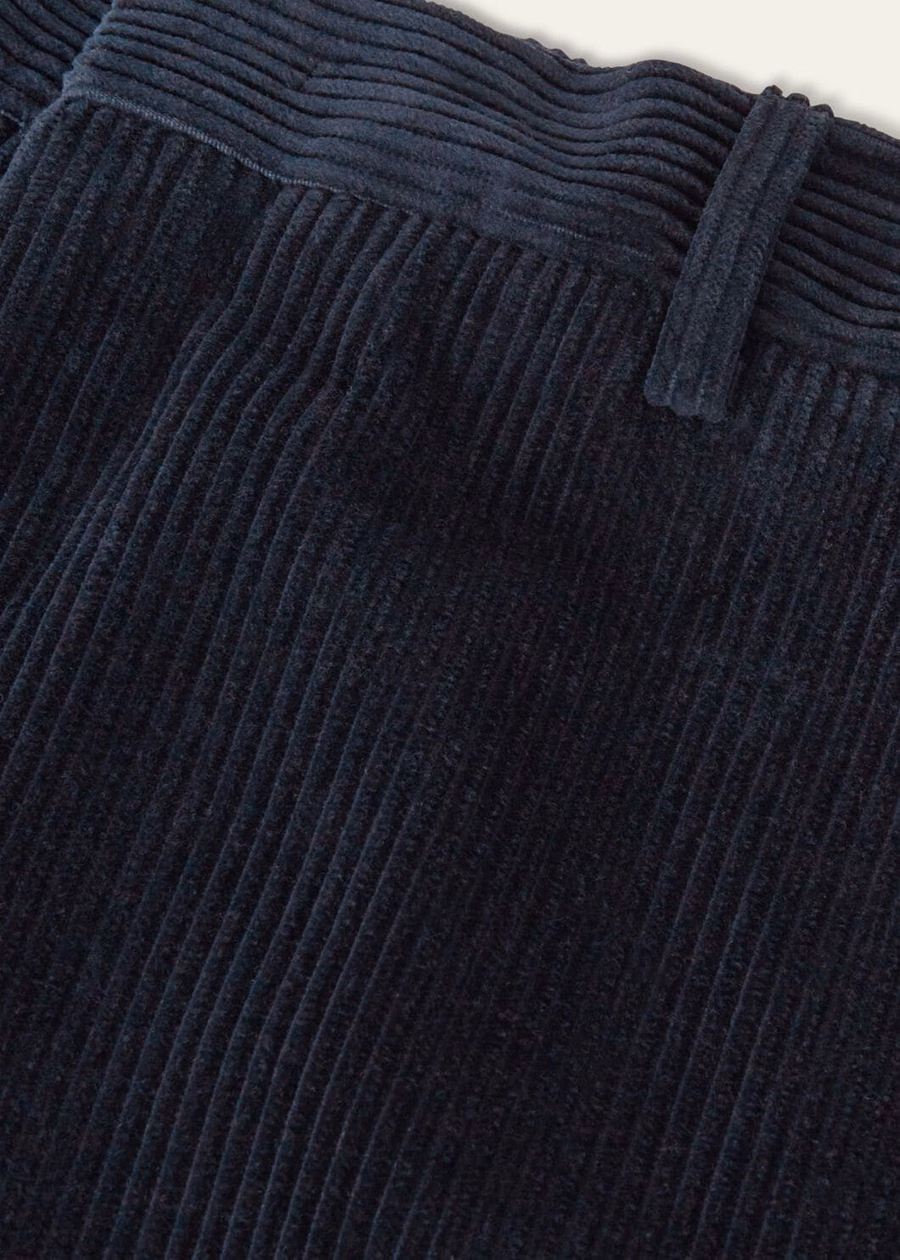 Jarno Cotton Pants Navy Blue