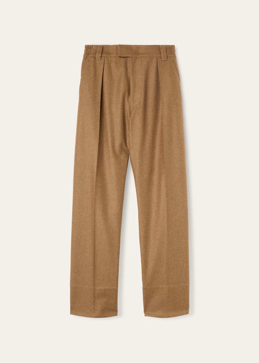 Reinga Cashmere Pants Virgin Wool Scottish Tundra Melange