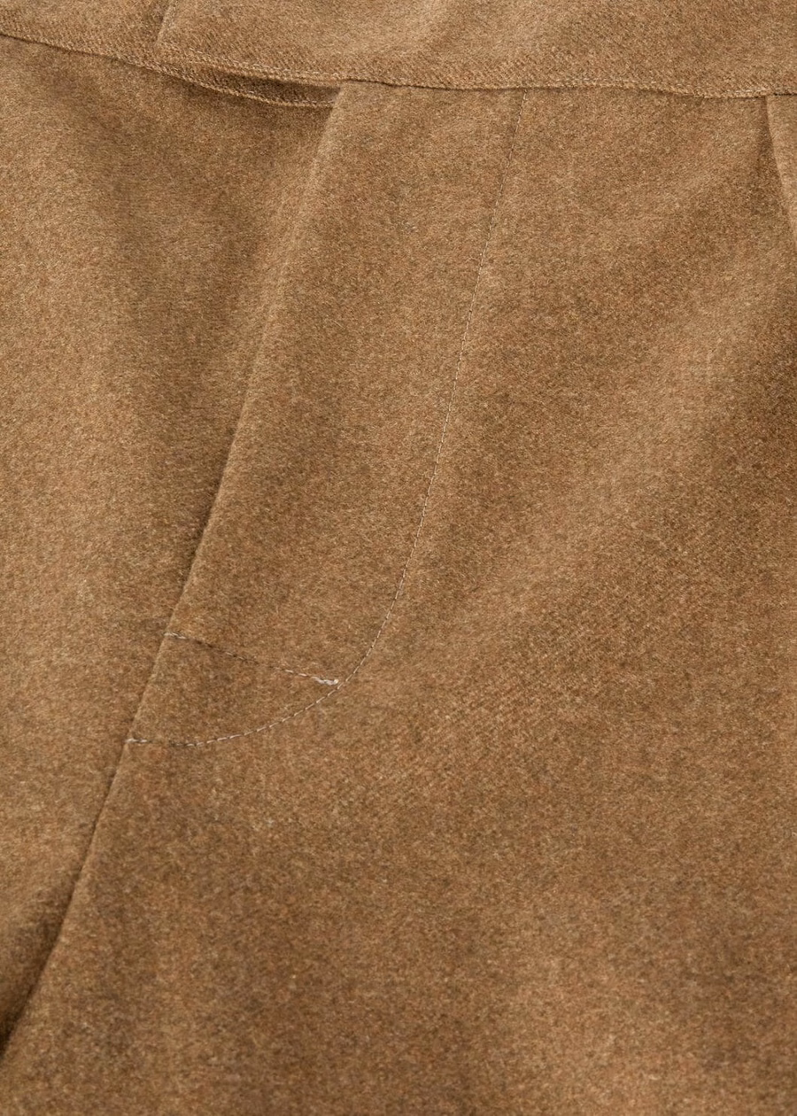Reinga Cashmere Pants Virgin Wool Scottish Tundra Melange