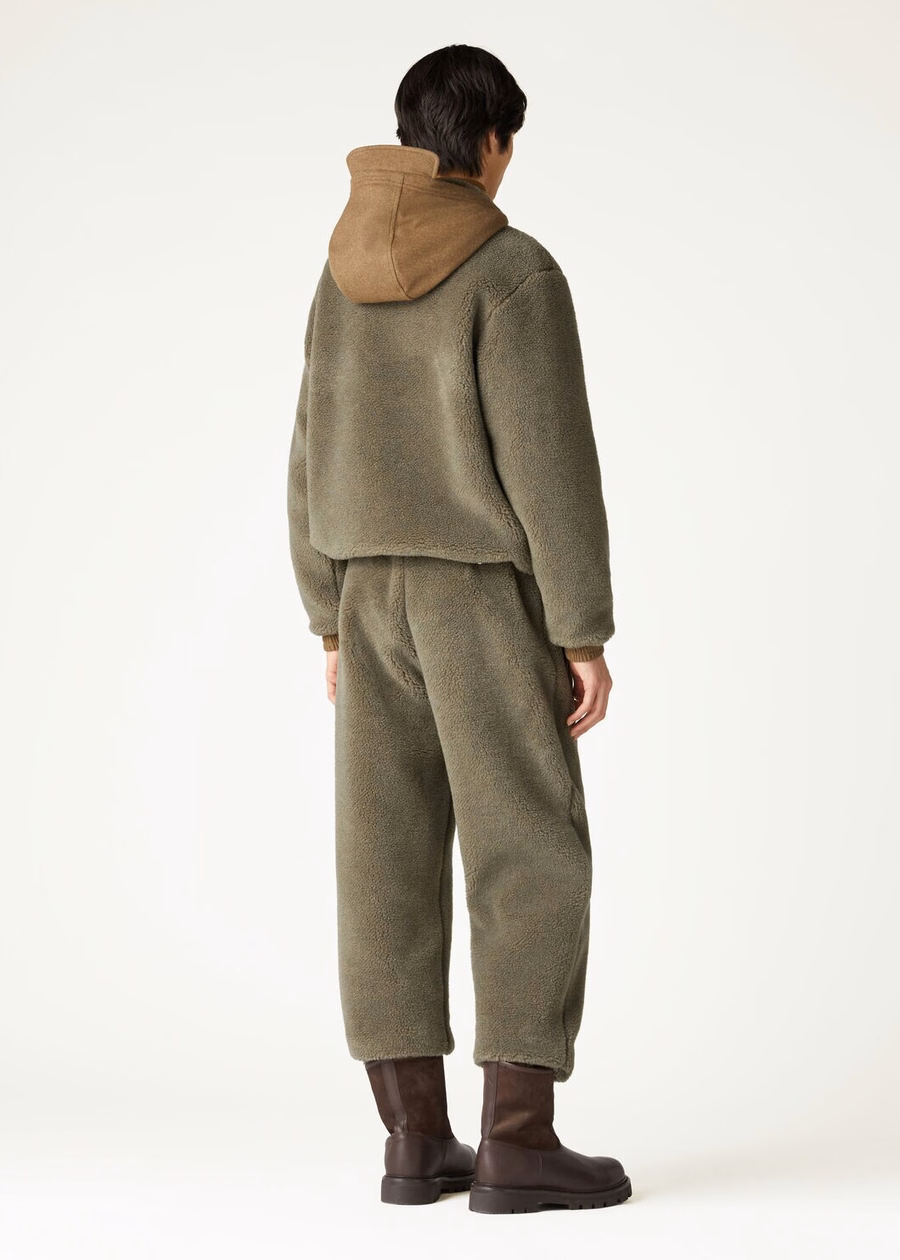 Qualba Silk Cashmere Pants - Rain System® Tundra Moss