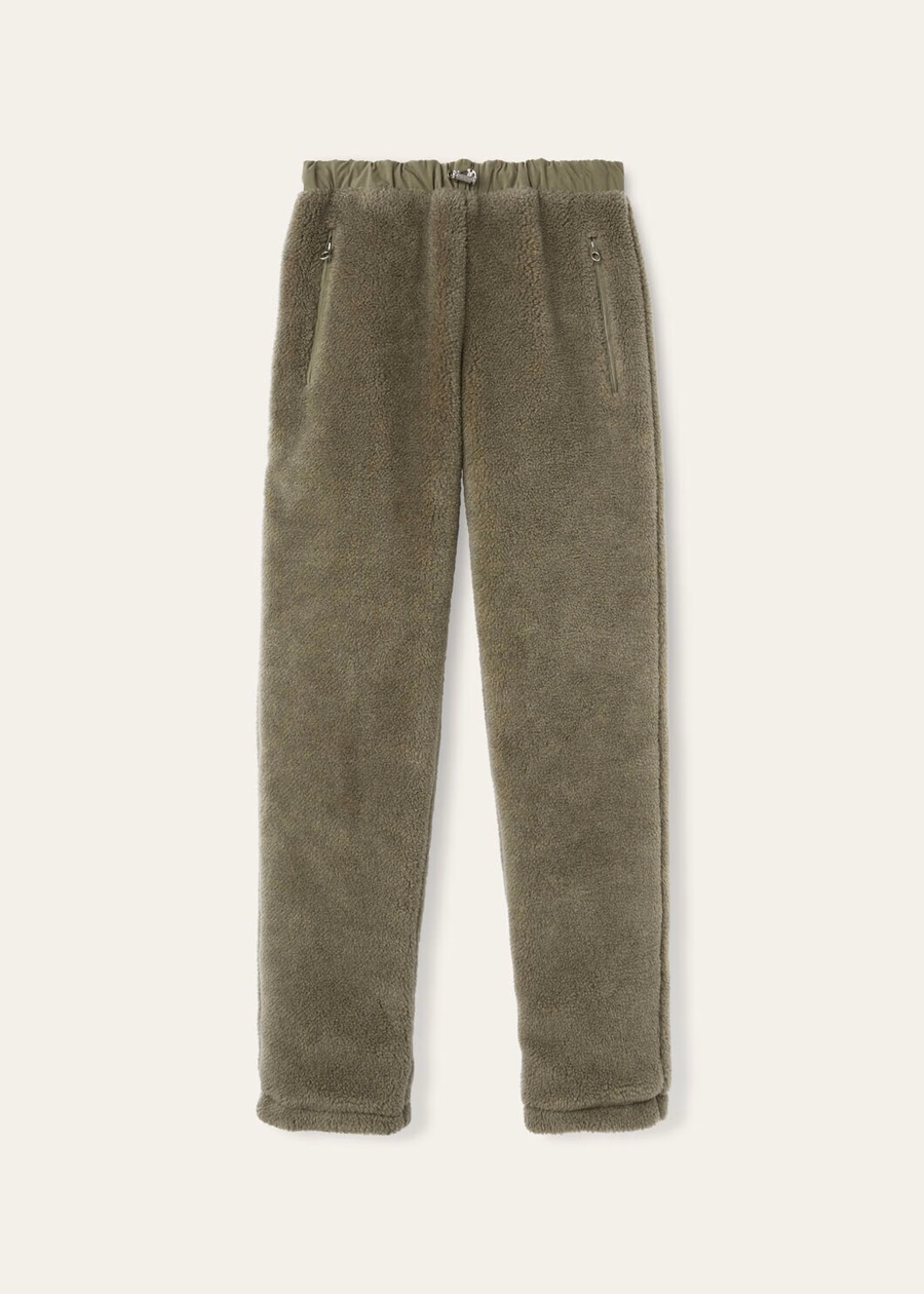 Qualba Silk Cashmere Pants - Rain System® Tundra Moss