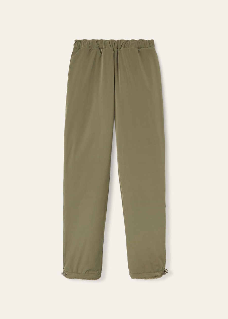 Qualba Silk Cashmere Pants - Rain System® Tundra Moss
