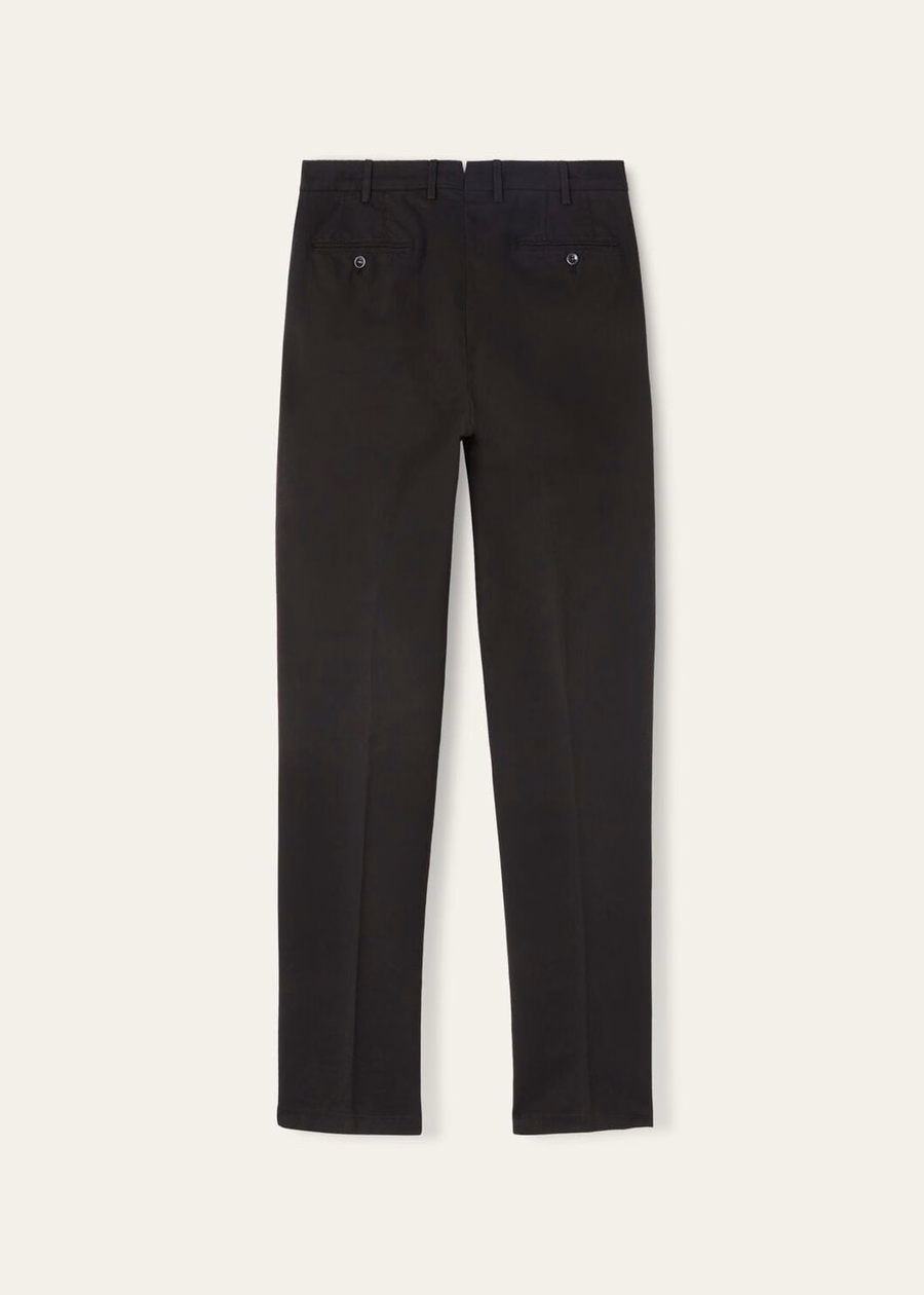 Carlo Cotton Pants Black