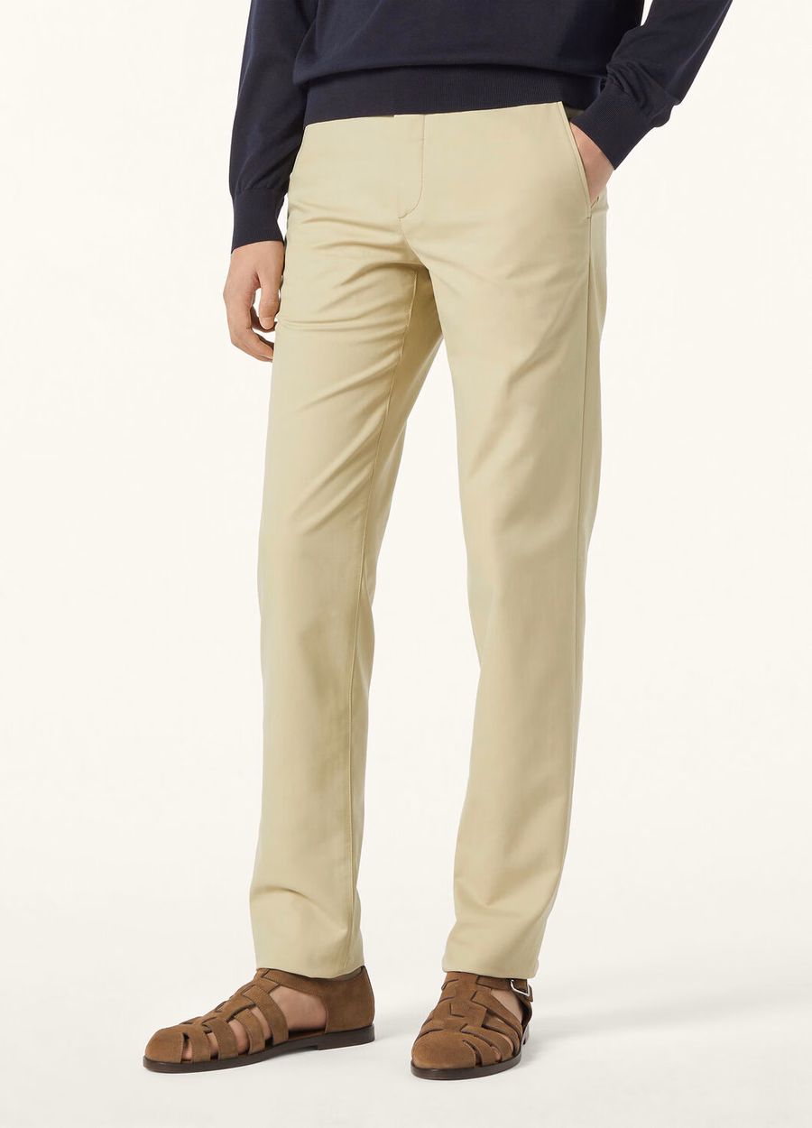 Carlo Cotton Lunar Olivine Pants