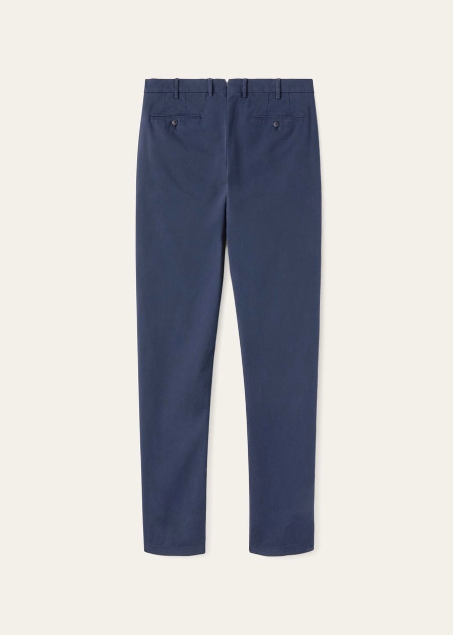 Carlo Cotton Pants Light Baby Blue