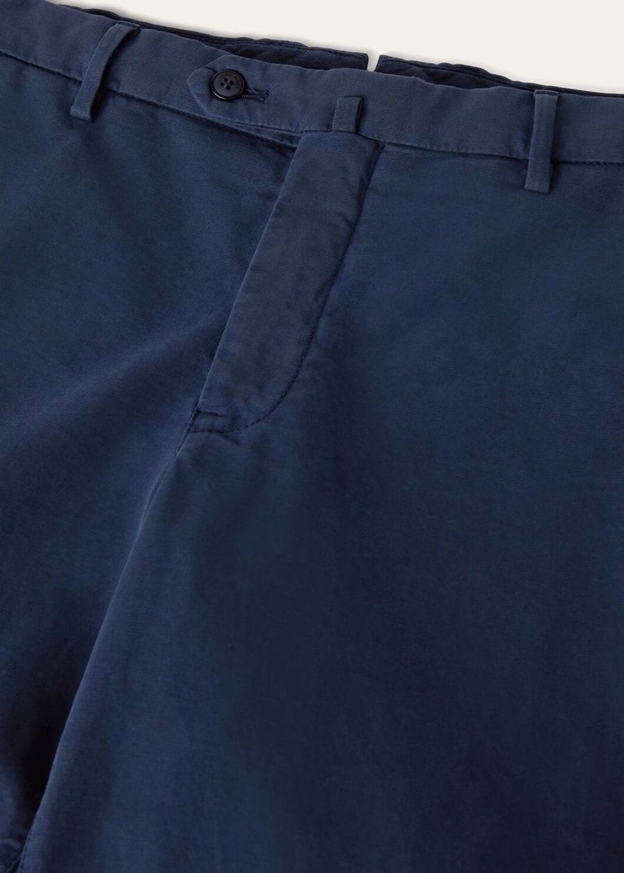 Carlo Cotton Pants Light Baby Blue