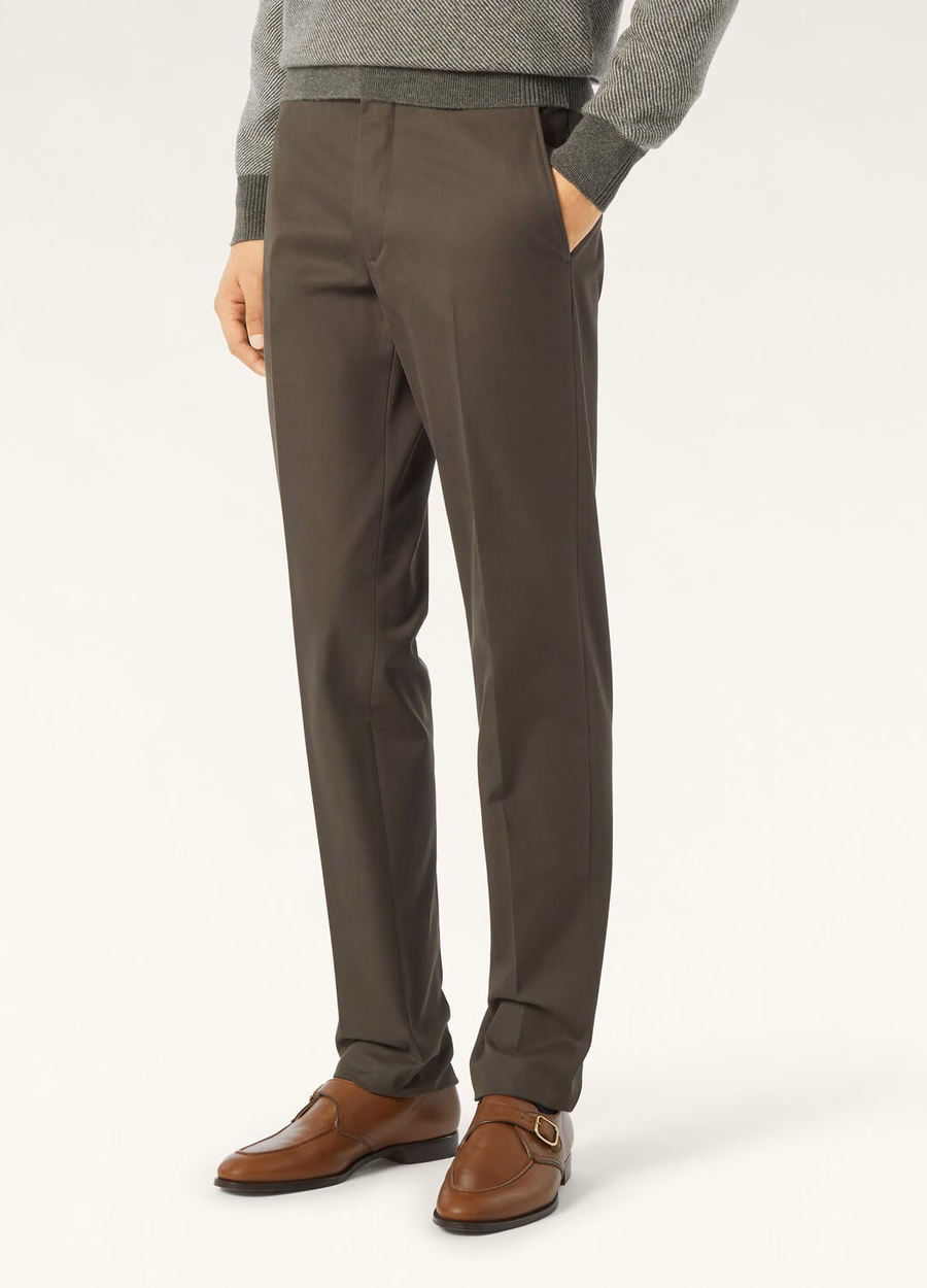 Jarno Cotton Pine Pants Black