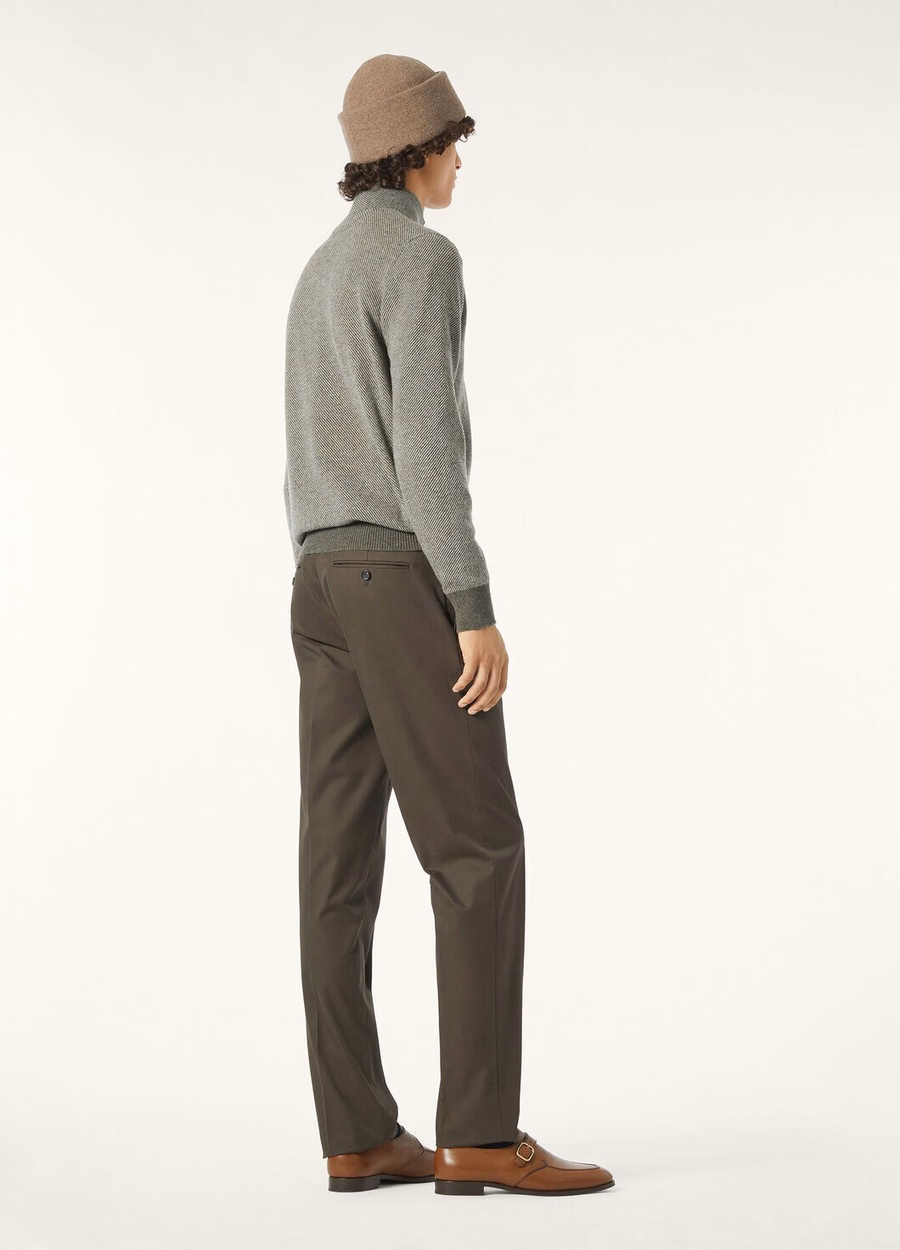 Jarno Cotton Pine Pants Black