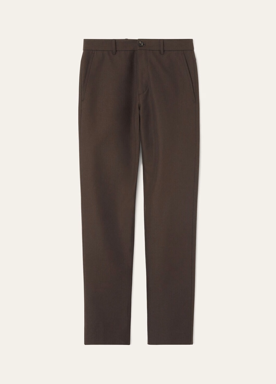 Harper Pants Cotton Virgin Wool Deep Grey