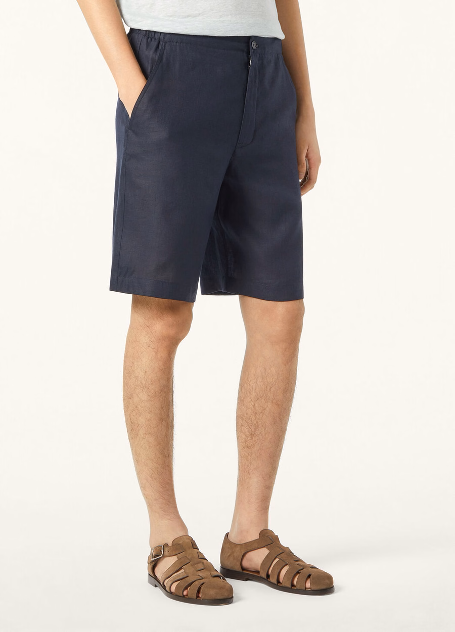 Nolan Bermuda Shorts In Navy Blue