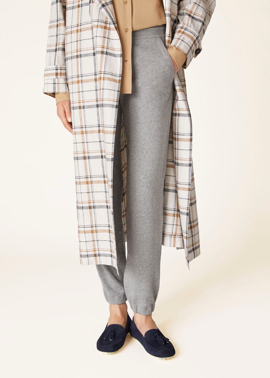 Merano Baby Cashmere Flannel Melange Pants