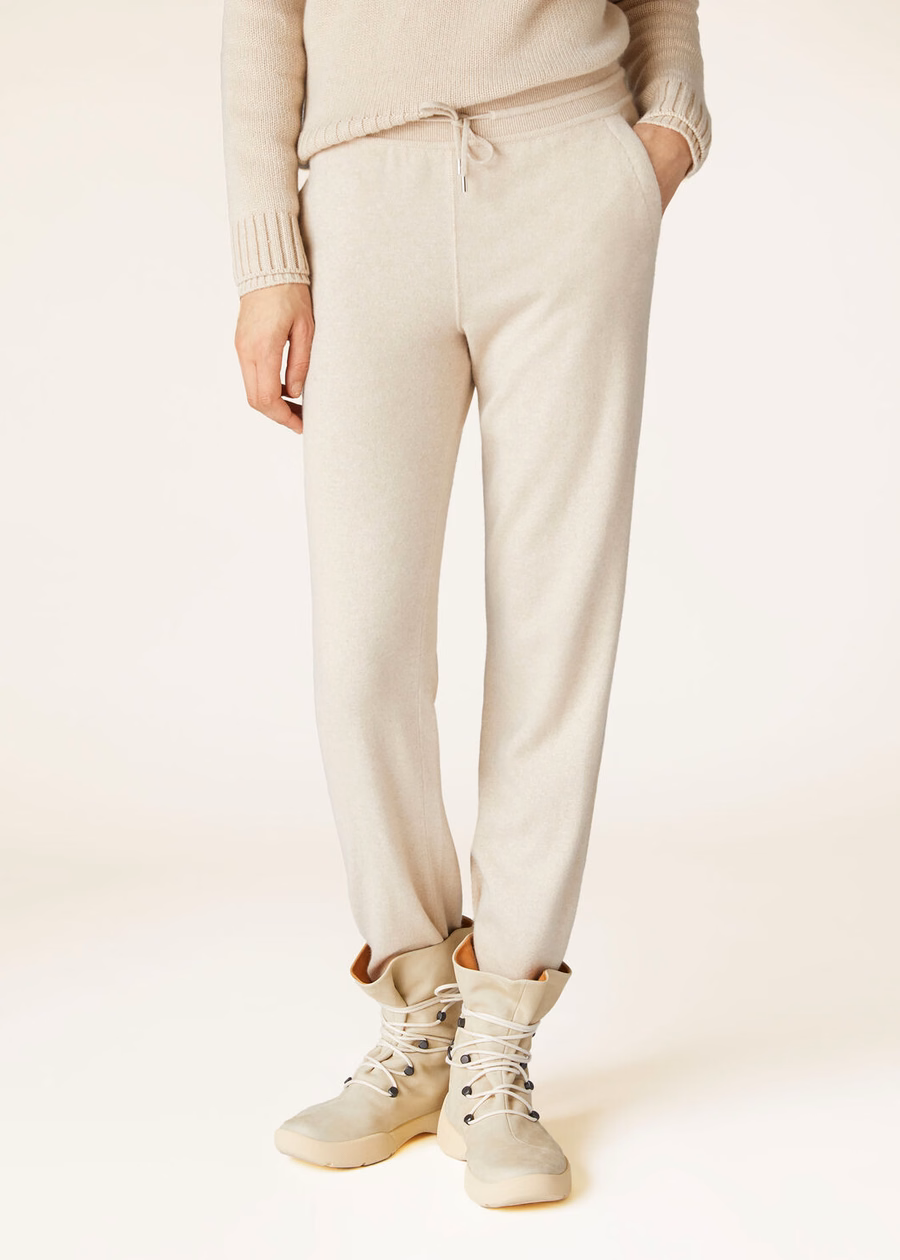 Merano Baby Cashmere Melange Natural Pants