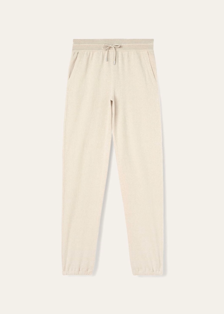 Merano Baby Cashmere Melange Natural Pants