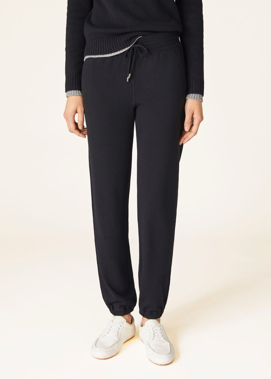 Merano Baby Cashmere Pants Black
