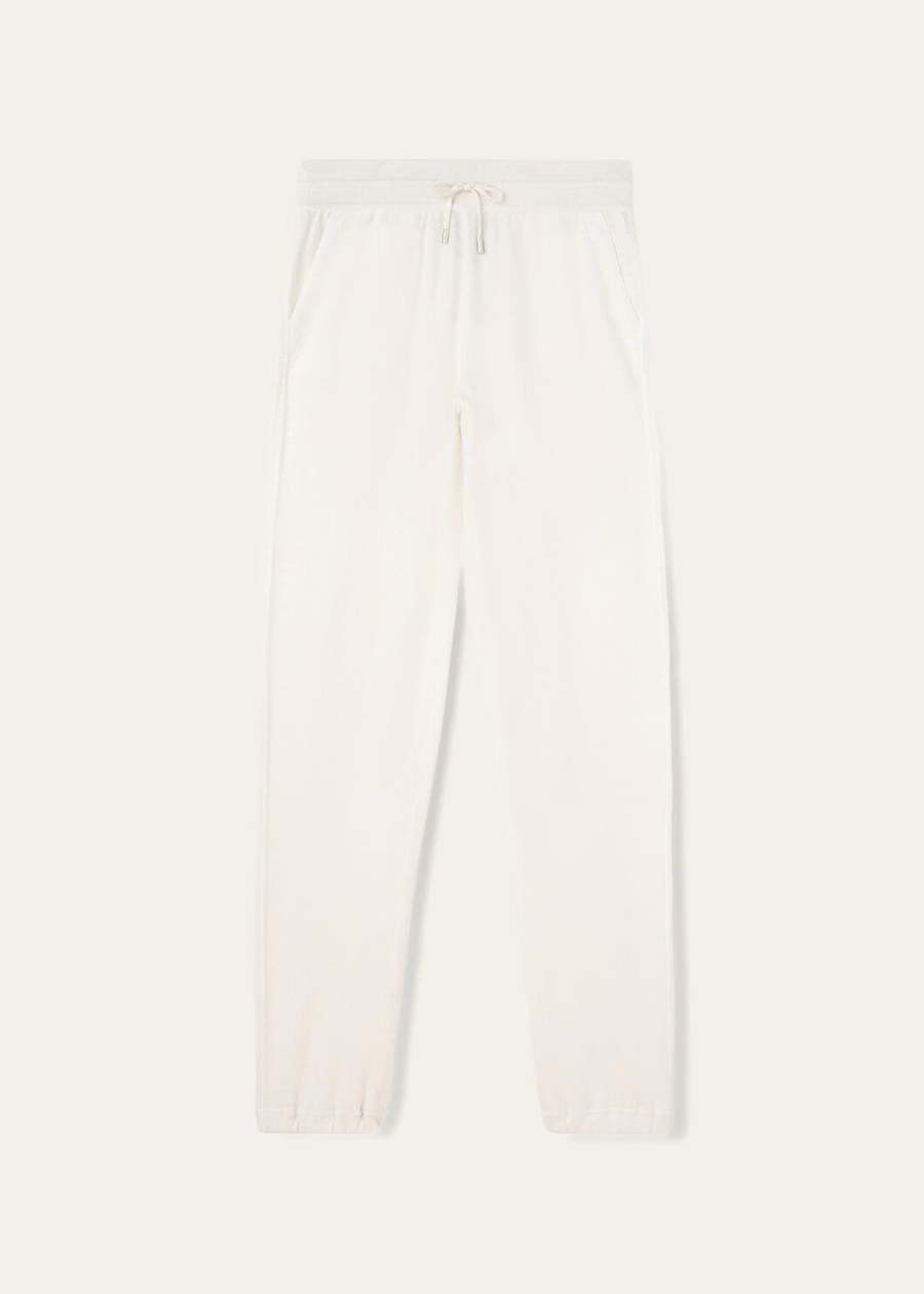 Merano Baby Cashmere White Titanium Pants
