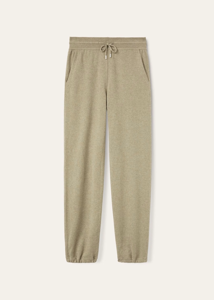 Merano Baby Cashmere Pants Coriander Seeds Melange