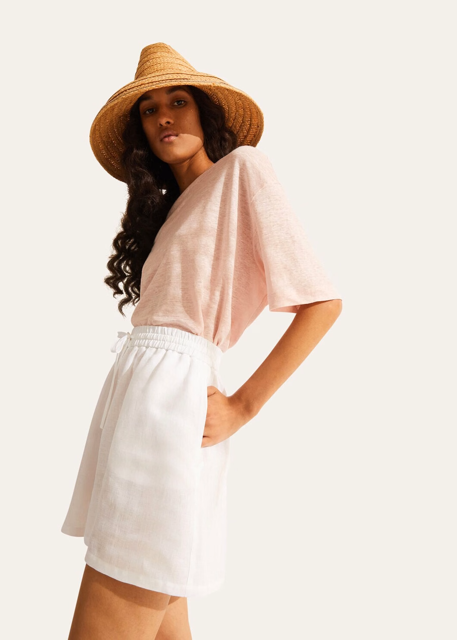 Perth Bermuda Shorts In Optical White