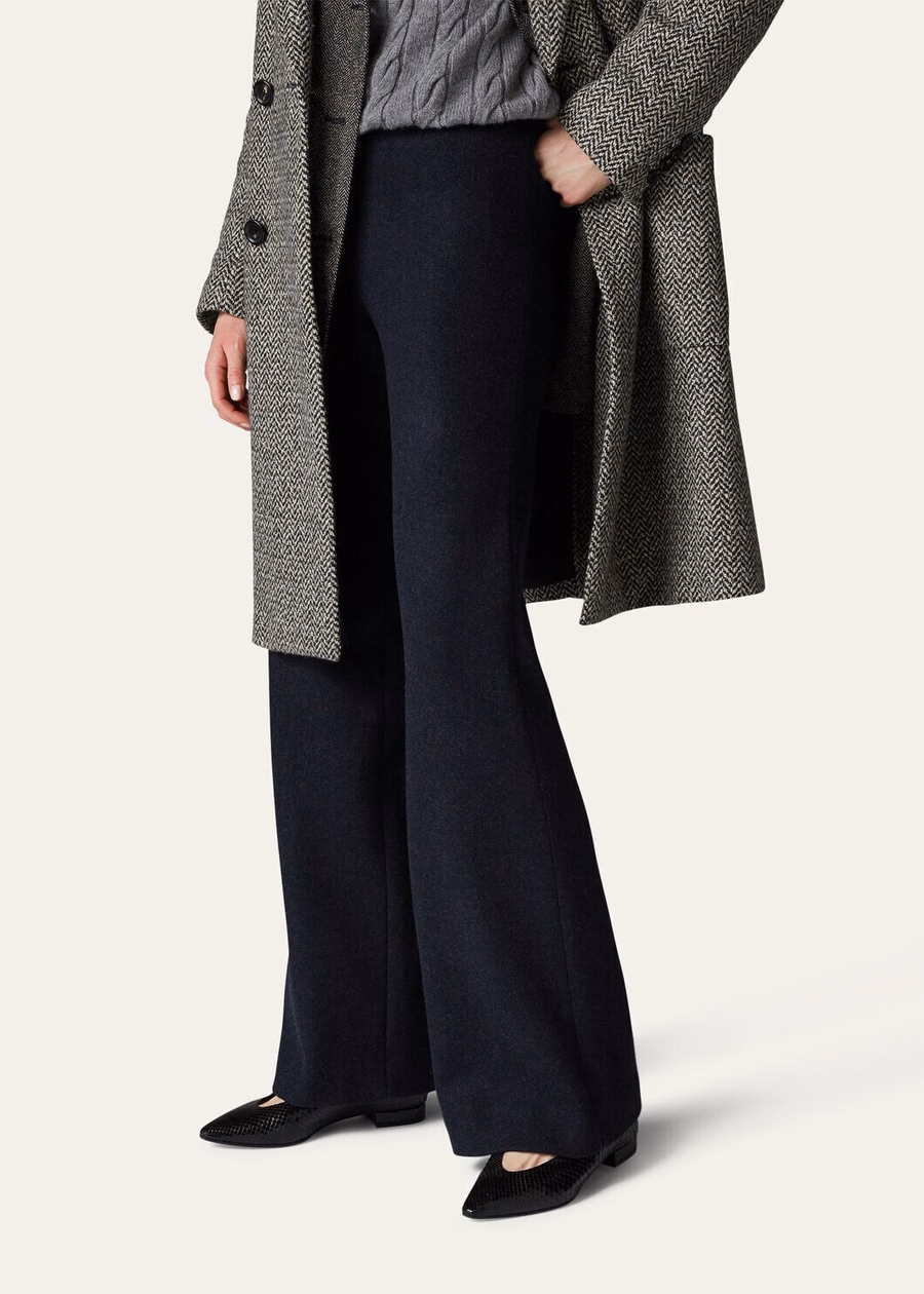 Robin Jersey Pants Novalis Navy Blue/Grey Melange