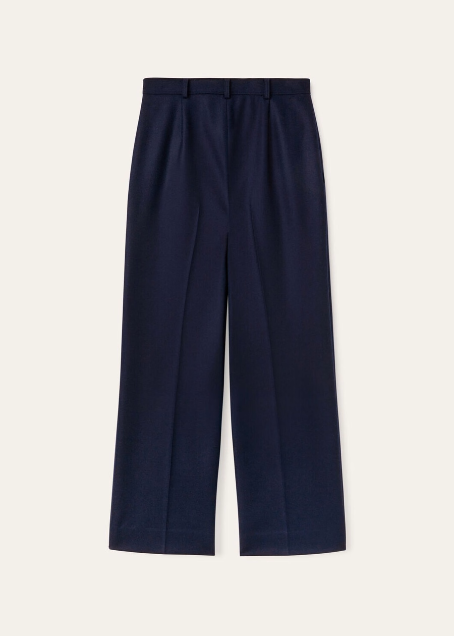 Yurik Pants Cashmere Virgin Wool China Blue