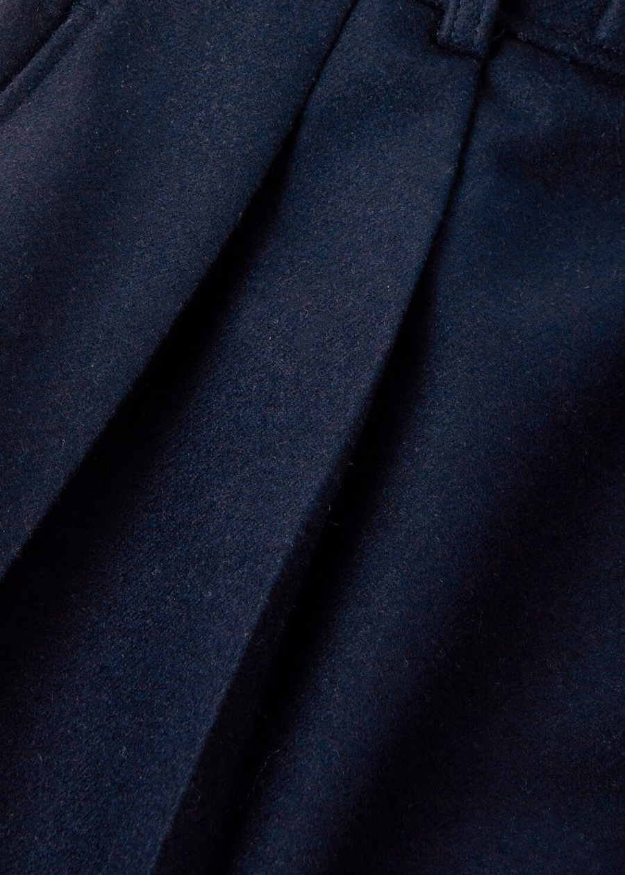 Yurik Pants Cashmere Virgin Wool China Blue