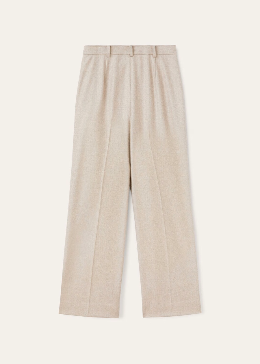 Yurik Cashmere Virgin Wool Natural Felt Pants