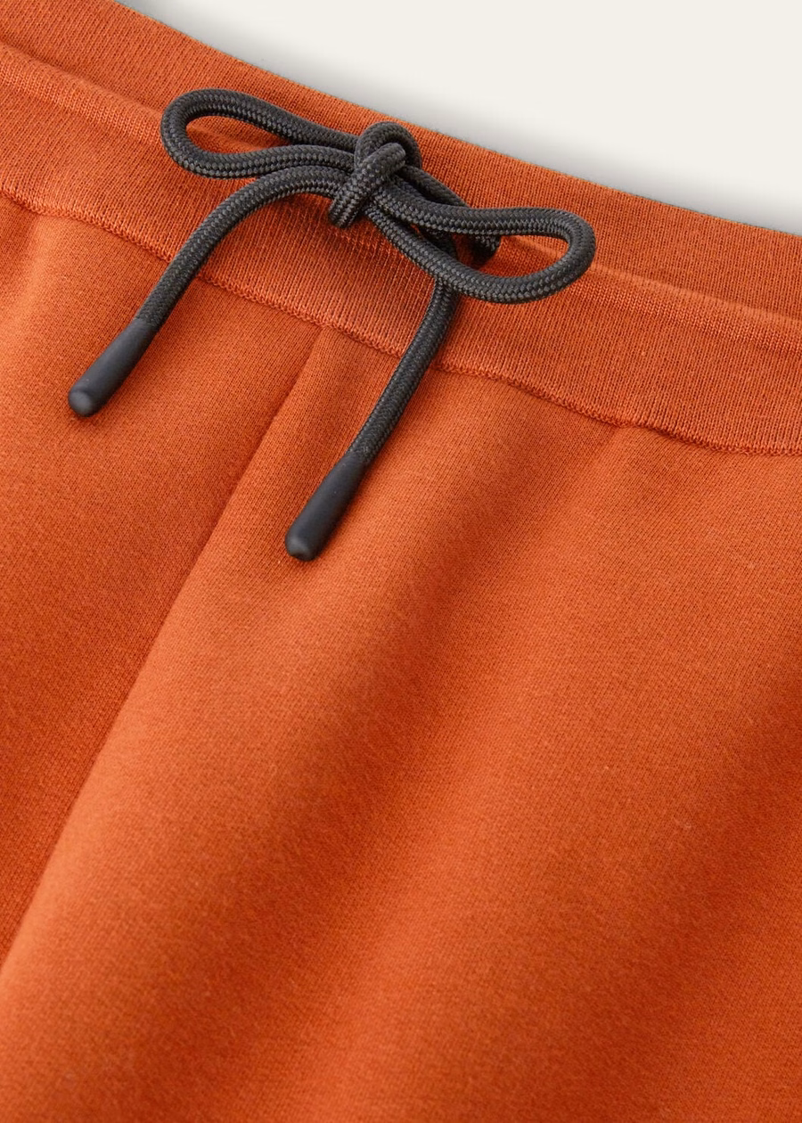 Larecchio Pants Cotton Cashmere Jasper Coral Orange