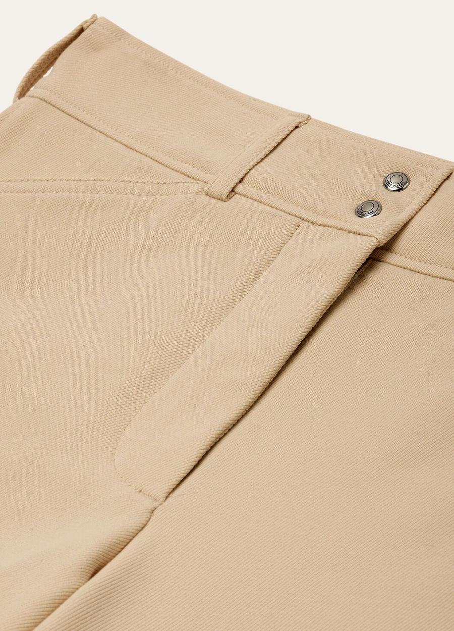 Doris Cotton Lemon Velvet Pants