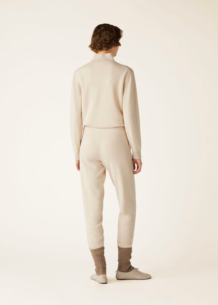 Duo Natural Cashmere Pants Suitcase/Nougat