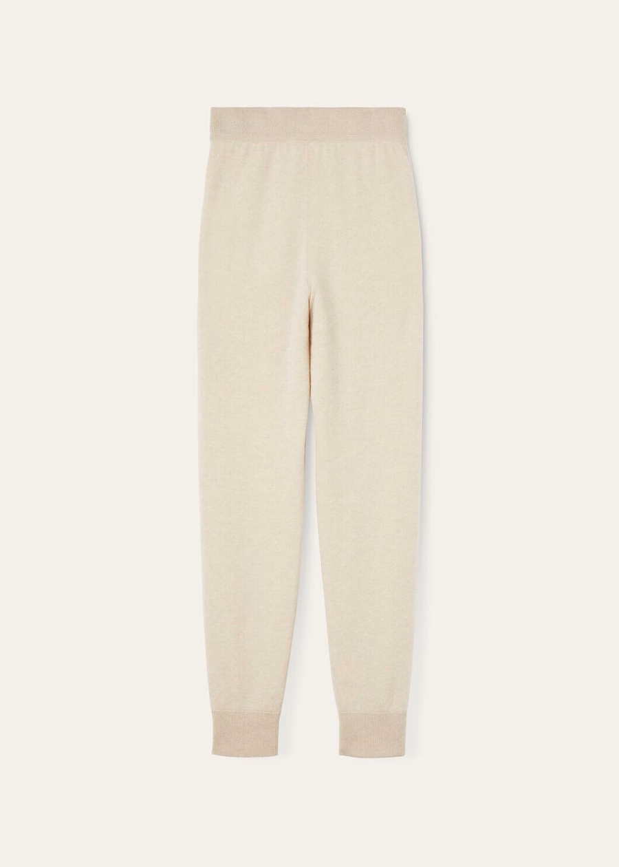 Duo Natural Cashmere Pants Suitcase/Nougat