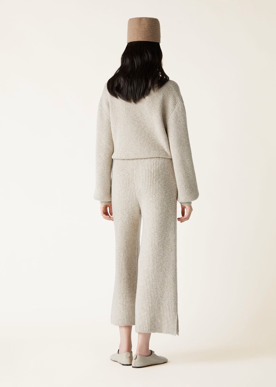 Valduggia Cashmere Garden Sand trousers