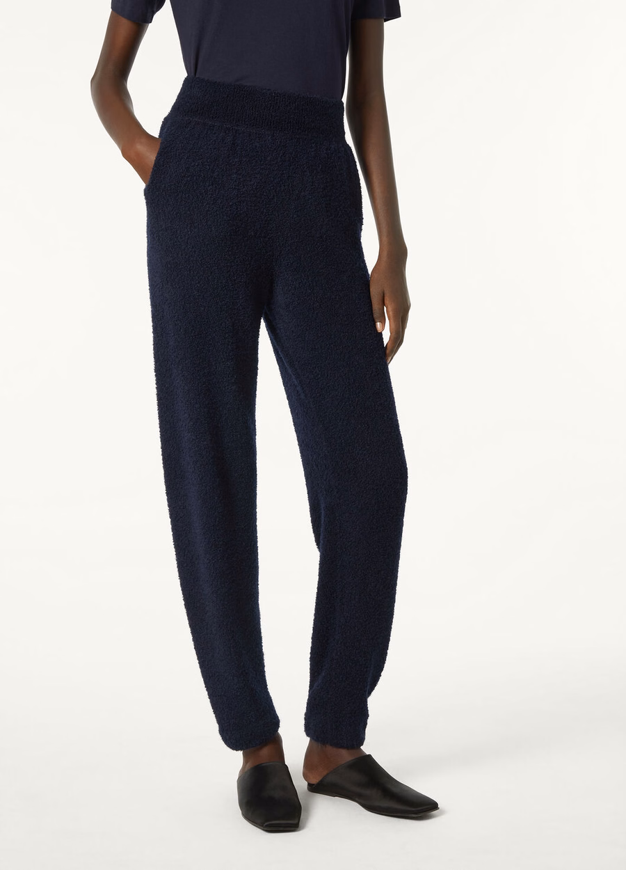 Pella Silk Cashmere Classic Blue Pants
