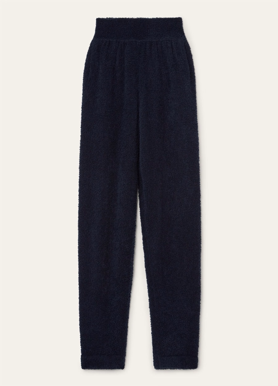 Pella Silk Cashmere Classic Blue Pants
