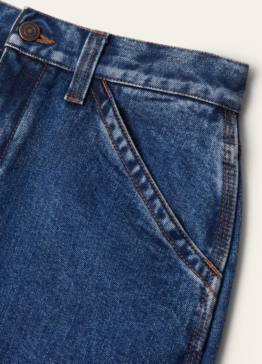 Etienne Denim Denim Silk Blue Wash Pants