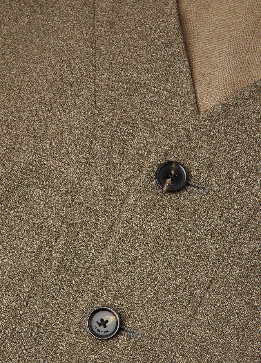 Drayton Vest Virgin Wool Thermal Mud