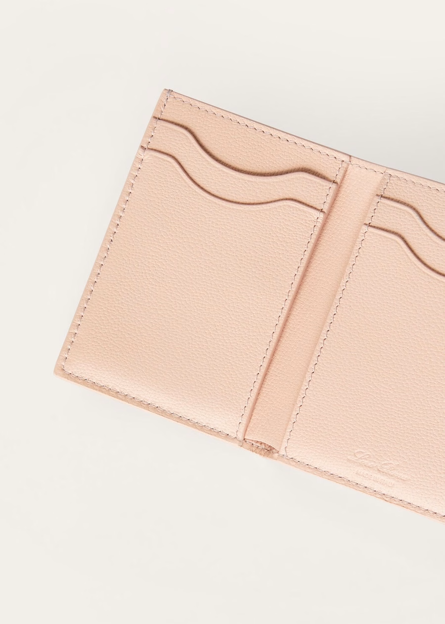 Candoglia Marble Grained Calfskin Wallet